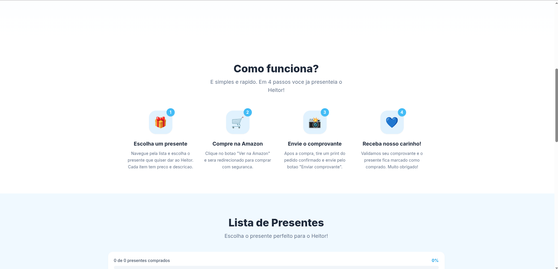 Chá de Bebê do Heitor - screenshot 1